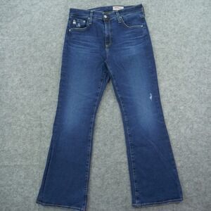 Ag Adriano Goldschmied Women's Dark Blue Boot Cut Jeans